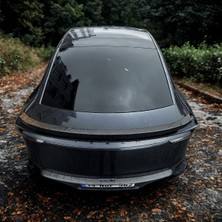 OEM Tesla Model Y Juniper Pro Version Blow Parlak Karbon Fiber Görünüm Spoiler