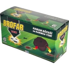 OEM Hamam Böceği ve Karınca Yemi 6'lı Böcek Yemi