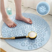 OEM Silikon Vantuzlu Masajlı Banyo Duş Kaydırmaz Paspas Duşakabin Paspası. Ayak Kaydırmaz Masaj Yapar Yuvarlak Vantuzlu Pas Pas