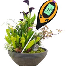 OEM 4'ü 1 Arada Toprak Test Cihazı, Nem Ölçüm Cihazı, Bitki Toprağı, Bahçe, Çiftlik, Çim Için Nem Ölçer, Sıcaklık ve Toprak Ph Test Cihazı