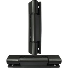 OEM 2 Adet 90MM Çelik Siyah Menteşe - Uzun Ömürlü Pvc-Pimapen Çelik Menteşe- 90MM,9CM