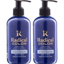 OEM New 25/midnightblue Amonyaksız Su Bazlı Saç Boyası 250 ml 2 Adet Gece Mavisi