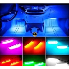 OEM Subaru Forester 2007-2012 Için Uyumlu 48 LED Rgb Atmosfer Aydınlatma, Ses Kontrollü, Uzaktan Kumandalı