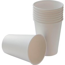 OEM 12 Oz Beyaz Tek Kullanımlık Karton Bardak 300 Ml, Kahve, Çay, Ofis, Ev ve Parti Kullanımı Için Bardaklar - 50'li Paket