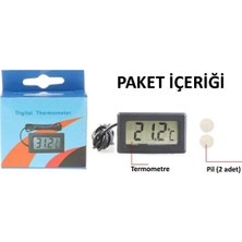 OEM Mini Dijital Prob Termometre (Siyah)