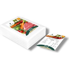 OEM Ev Tipi Gofrajlı Vakum Poşeti 50 Adet (Seçenekli) (25X35 Cm)
