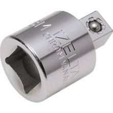 OEM Izeltaş 1513060002 M Lokma Adaptörü, Krom, 1/2", 3/8"