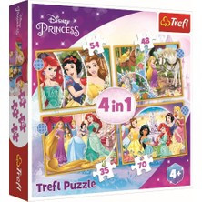 OEM Puzzles - "4'ü 1 Arada" - Mutlu Günler/disney Prensesi