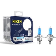 OEM 12V H4 60/55W Beyaz Işık Ampulü, 5000K, 2 Adet