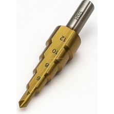 OEM Kademeli Matkap Ucu, Hss, Titanyum Nitrür Kaplamalı, 4-12 Mm, Metal, Sac, Alüminyum, Plastik Için, Uzun Ömürlü, Pürüzsüz, Delik Açma, Yüksek Performans, Tüm Matkaplara Uyumlu