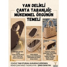 Mady Aksesuar Çanta Tabanı Özel Tasarım -Kahverengi 24X8 Cm, 3 Adet