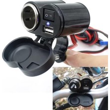 OEM Motosiklet Çakmaklık/usb Şarj Soketi 12V Su Geçirmez