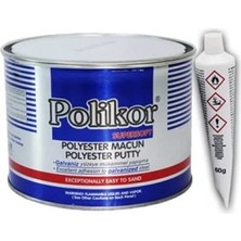 OEM Bantmarketim-Polikor Polyester (Çelik) Macun 400GR Piyasanın En Iyisi Polikor