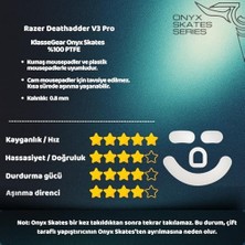Onyx Mouse Skate (Razer Deathadder V3 Pro ile Uyumlu Skatez)