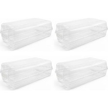 OEM Kadın Set Şeffaf Ayakkabı Saklama Kutusu Taşıma Saklama Kabı Organizer Istiflenebilir Plastik Ayakkabılık (4)