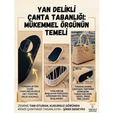 Mady Aksesuar Çanta Tabanı Özel Tasarım -Siyah 24X8 Cm, 3 Adet