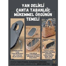 Mady Aksesuar Çanta Tabanı Özel Tasarım -Antrasit Gri 24X8 Cm, 3 Adet