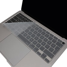 OEM Us Ingilizce Klavye Koruyucu MacBook Air 13 A2179 A2337 M1 Uyumlu | Us Ansı Amerikan Düz Enter | Silikon Keyboard Cover Şeffaf