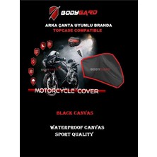 OEM Rks Freccia 150 Motosiklet Brandası Arka Çanta Uyumlu Branda,örtü-Siyah