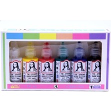 OEM Batik Boyası 40ML 6 Renk 1 Paket Südor Batik Boyama Seti 40ML x 6 Lı Kumaş Boyama Batik Seti
