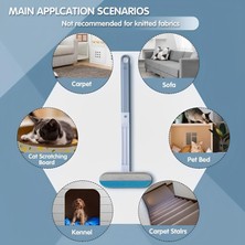 OEM 4'ü 1 Arada Kedi Köpek Tüy Temizleme Sihirli Fırça Seti Çok Yüzeyli Temizlik Aparatı Cam, Koltuk, Halı Temizleyici Evcil Hayvan Tüy Toplama Fırçası