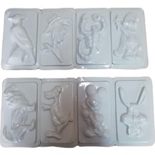 OEM Exizticaret Alçı Kalıbı Küçük Boy 24 Adet,plastik Alçı Kalıpları EXIZNM807