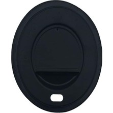 OEM Excodi Cup - [ Cup ] 12 Oz Siyah Kapaklı Karton Bardak - 300 ml - 100 Adet Kaliteli Kahve Bardağı, Sızdırmaz, El Yakmaz - Bej (Americano, Latte, Capuccino)