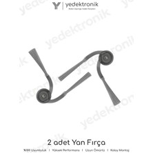 Yedektronik Roborock Qrevo L / Qrevo L Pro Uyumlu 2'li Yan Fırça Seti | Yüksek Kalite