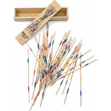 Tufy Toys Ahşap Mikado Oyunu- 41 Parça Ahşap Denge ve Beceri Oyunu