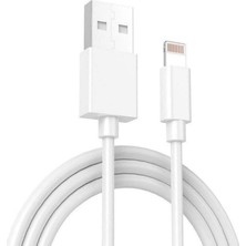 OEM iPhone iPad Lightning USB Şarj ve Data Kablosu - 3 Metre Beyaz