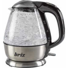 OEM BR711 Inox Su Isıtıcı Cam Kettle