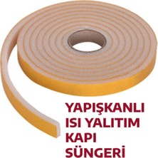TeknoKapsül 3 Metre Yapışkanlı Kapı Bandı Isı Yalıtım Süngeri