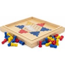 Tufy Toys Ahşap Çin Daması Strateji Oyunu