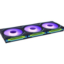 OEM Unı Fan Sl-Infınıty Wıreless 120MM Rgb Kablosuz Kasa Fanı Siyah 3lü Set