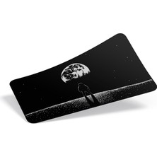 OEM 90X40 cm Xxl Gaming Mouse Pad [high Density Hybrid Kumaş] [kaymaz Taban] [yüksek Çözünürlüklü Baskı] Fare Altlığı Oyuncu Mousepad (The Moon)