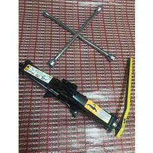 OEM Oto Krikosu 1.5 Ton Makas Cırcır Araç Kriko + Bijon Anahtarı
