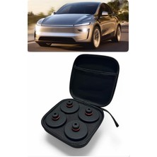 OEM Li Parts Tesla Yeni Model Y Juniper ve Standart Model Uyumlu Premium Lift Takozu Güçlendirilmiş Versiyon, Doğal Kauçuk, Premium 4 Adet Takoz