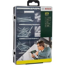OEM Bosch 2607019511 Sabitleme Için Komple Set, 173 Adet, 4 Uç