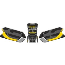 Bmw Gs R 1250 2013 - 2024 Uyumlu Tank Pad Set 004