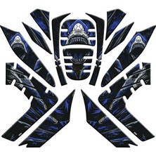 Honda Forza 2021 - 2024 Uyumlu Tank Pad Set 014