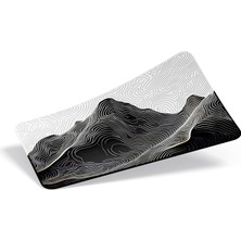 OEM 90X40 cm Xxl Gaming Mouse Pad [high Density Hybrid Kumaş] [kaymaz Taban] [yüksek Çözünürlüklü Baskı] Fare Altlığı Oyuncu Mousepad (Mountain Izohips)