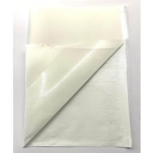 OEM Bsn Tela 1x1 Metre 50 Micron - Çift Taraflı Yapışkan Tela - Arma Yapıştırma Telası - Laminasyon Telası - Dikiş Nakış Telası - Ütü ile Yapıştırılan Tela - Kağıtlı Tela