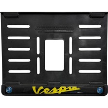 Vespa Uyumlu Sarı Plastik (15X24 Cm) Kırılmaz Plakalık