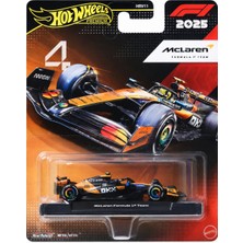 Hot Wheels Premium F1 2025 Mclaren Formula 1 Team Die-Cast Model Araç
