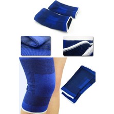 TeknoKapsül 2 Li Elastik Dizlik - Egzersiz ve Spor Dizliği Büyük Boy 23 cm