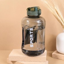 OEM 2200 ml Suluk 2.2 Litre - Kilitli Kapaklı Geniş Hacimli Matara (Yeşil)