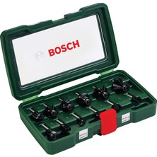OEM Accessories 12 Parçalı Sert Metal Freze Seti (Ahşap Için, Çap Şaft 8 Mm, Üst Freze Aksesuarı)