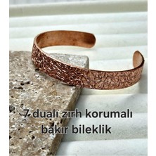 OEM NEEFY(1383) Bakır Bileklik 7 Dua Korumalı Metalik Standart