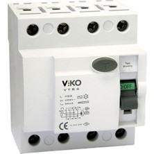 OEM 4 x 40 Amper Kaçak Akım Rölesi 30MA