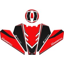 Kawasaki Z500 2025 Uyumlu Tank Pad Set 002